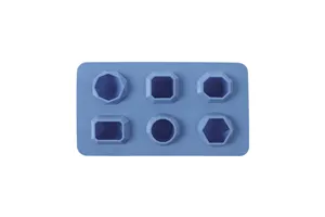 Silikonowa forma do kostek lodu w kształcie diamentu, zestaw 2 szt., Bar Up Bar Up 679012
