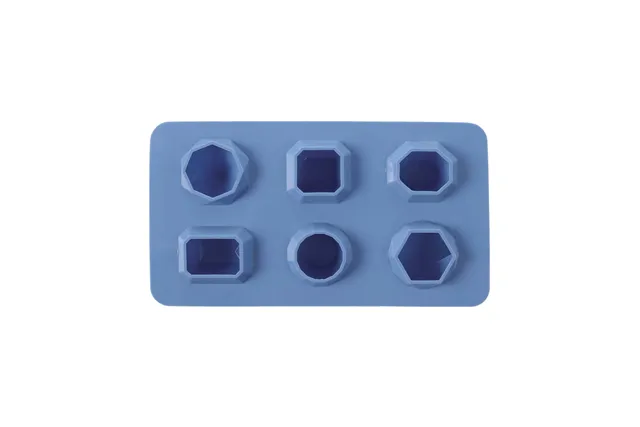 Silikonowa forma do kostek lodu w kształcie diamentu, zestaw 2 szt., Bar Up Bar Up 679012