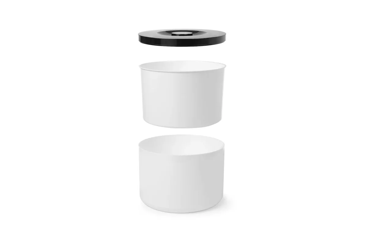Pojemnik do lodu biały - podwójne ścianki 10 l, ø292x(H)220mm, Bar Up Bar Up 594759