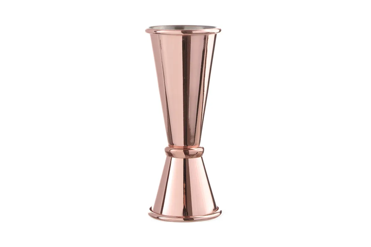 Jigger – miarka barmańska 25/50ml, Bar up, kolor miedziany, ø43x(H)110mm Bar Up 593332