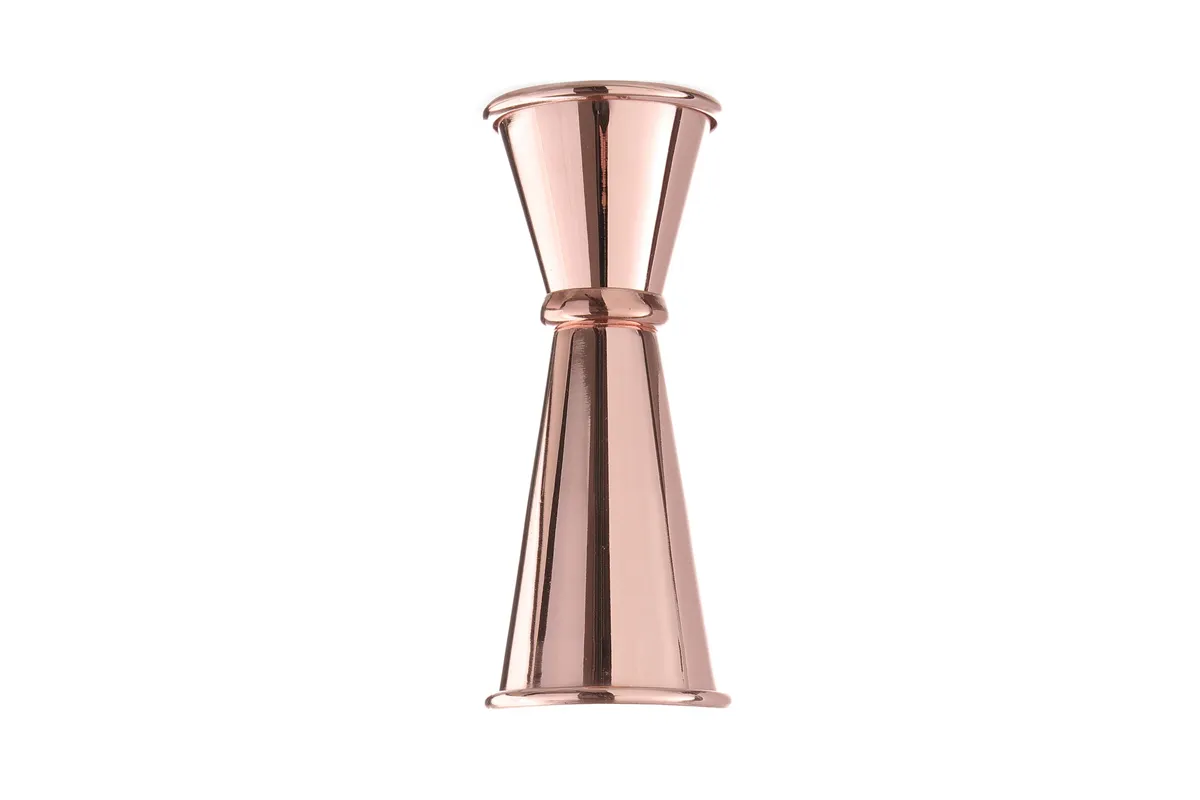Jigger – miarka barmańska 25/50ml, Bar up, kolor miedziany, ø43x(H)110mm Bar Up 593332