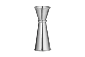 Miarka barmańska z pierścieniem, 25/50ml, ⌀43x(H)110mm, Bar Up Bar Up 596920