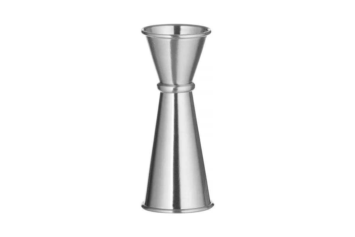 Miarka barmańska z pierścieniem, 25/50ml, ⌀43x(H)110mm, Bar Up Bar Up 596920