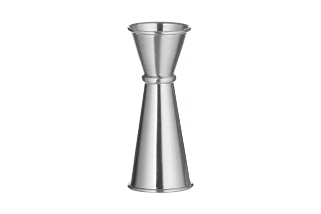 Miarka barmańska z pierścieniem, 25/50ml, ⌀43x(H)110mm, Bar Up Bar Up 596920