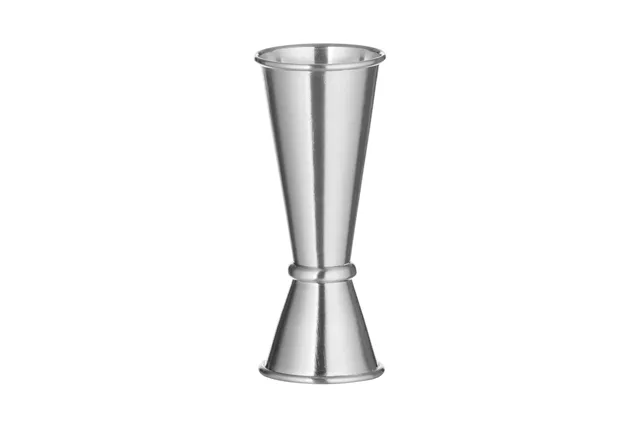 Miarka barmańska z pierścieniem, 25/50ml, ⌀43x(H)110mm, Bar Up Bar Up 596920