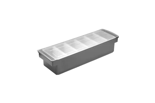 Pojemnik barmański na dodatki do drinków - 6 wkładów, Bar up, 480x150x(H)100mm Bar Up 552032