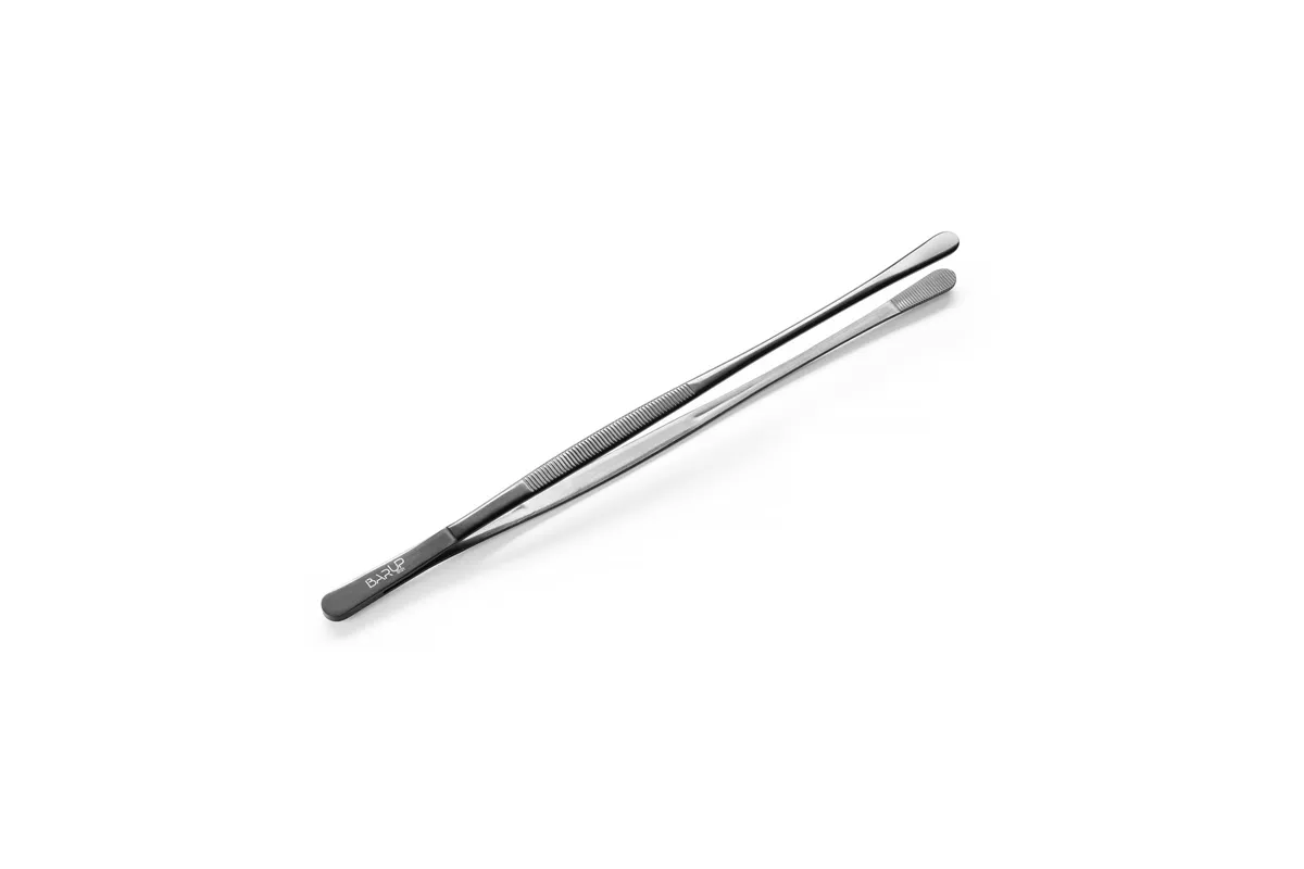 Pęseta z okrągłymi końcówkami powlekana, Bar up, czarny, (L)305mm Bar Up 680216
