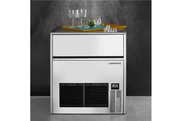 Kostkarka podblatowa  chłodzona powietrzem Coolice 47kg/24h, poj. 28 kg, Barmatic Barmatic ICE500