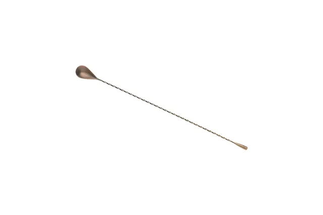 Długa łyżka barmańska antyczna miedź 400 mm BarFly M37013ACP