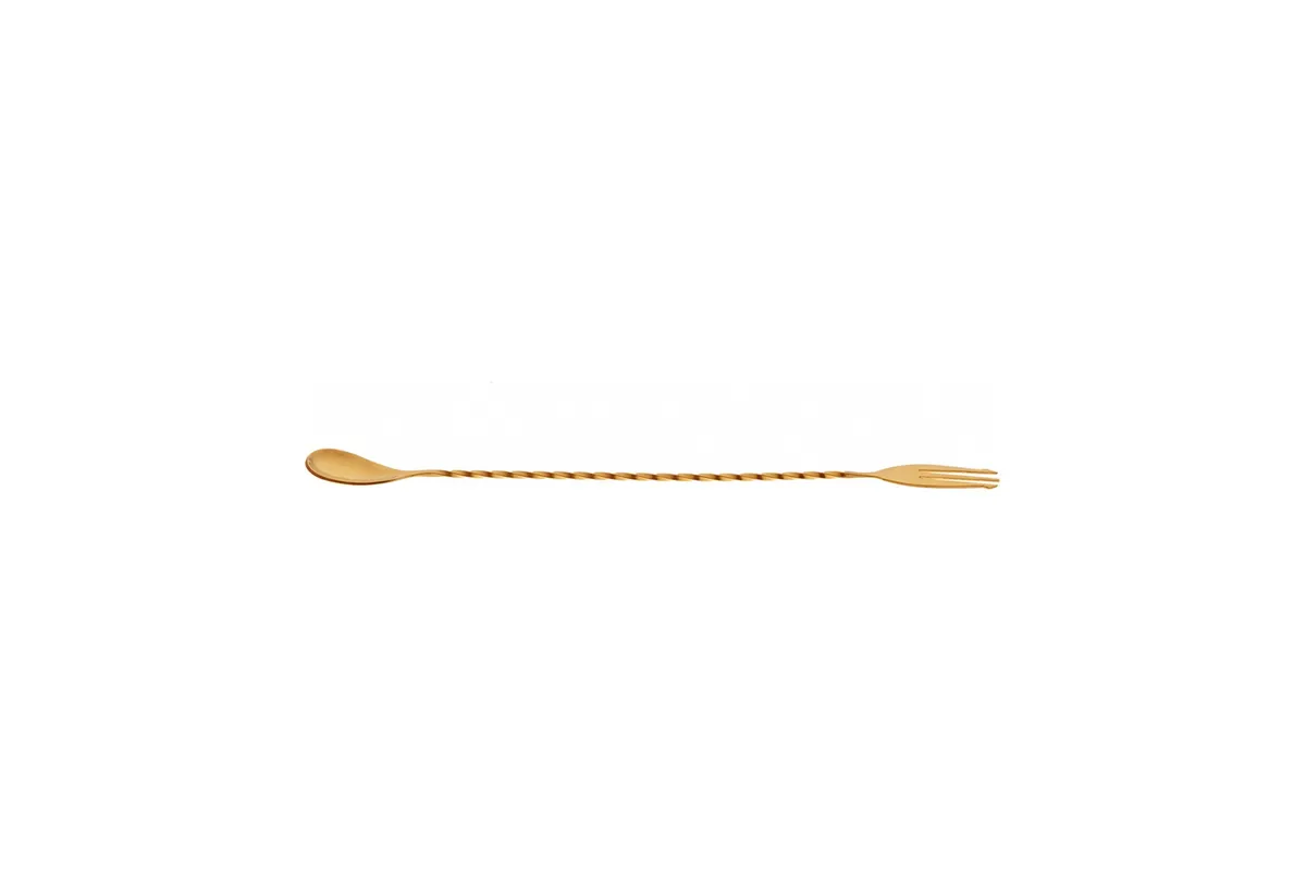 Klasyczna łyżka barmańska złota 315 mm BarFly M37015GD