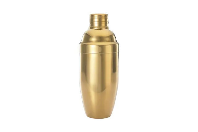 Shaker barmański 3-częściowy w stylu japońskim złoty 700 ml BarFly M37039GD