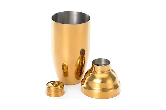 Shaker barmański 3-częściowy w stylu japońskim złoty 700 ml BarFly M37039GD