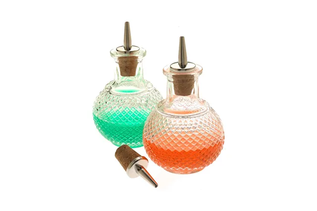 Nalewak stal/naturalny korek - zestaw 3 szt. BarFly M37049