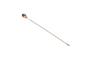 Długa łyżka barmańska miedź 400 mm BarFly M37013CP