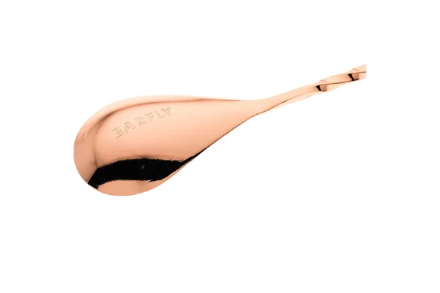 Długa łyżka barmańska miedź 400 mm BarFly M37013CP