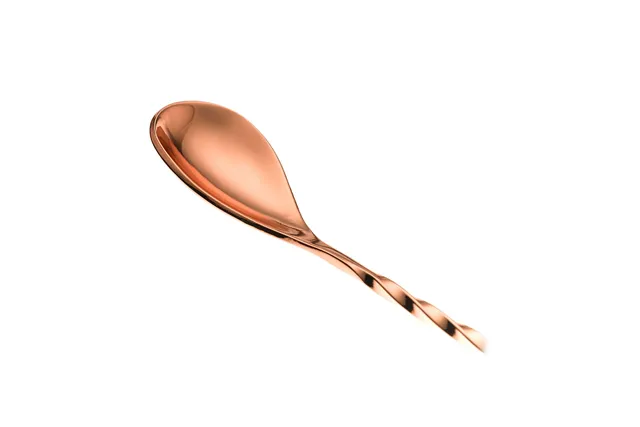 Długa łyżka barmańska miedź 400 mm BarFly M37013CP