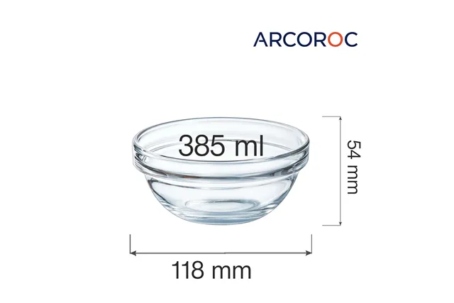 Salaterka Empilable 385 ml (stary kod: 10000) Arcoroc V7812