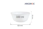 Salaterka Everyday 330 ml, 120 mm, h - 53 mm Arcoroc H4122