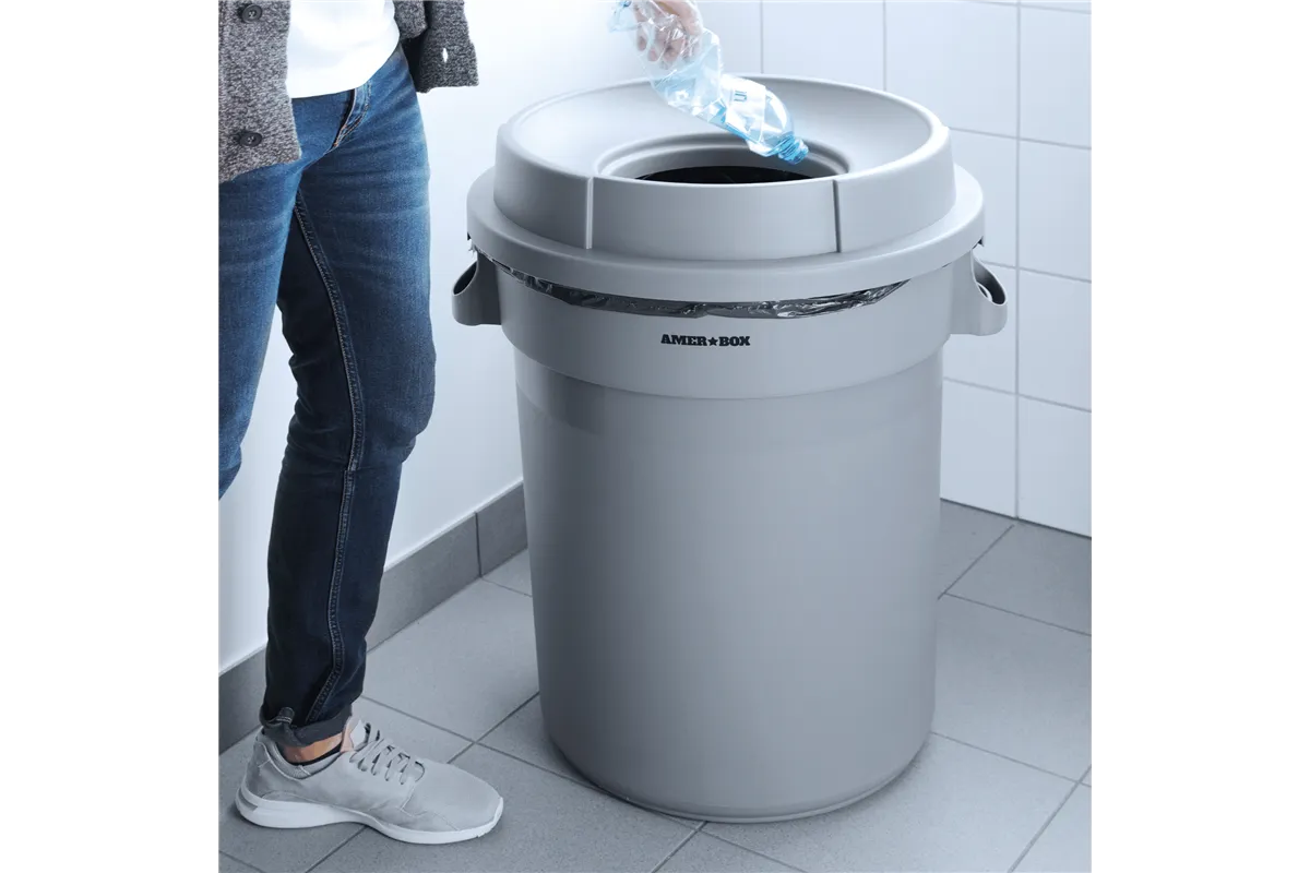 Kontener okrągły na odpady, AmerBox, 120 l 650x550x(H)690 Amerbox 691038