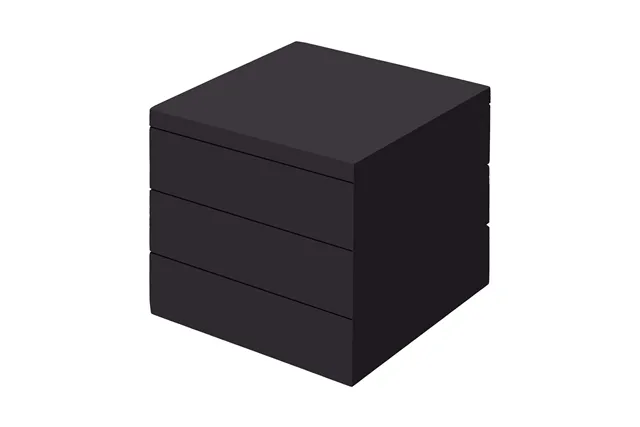 Podstawa bufetowa Madeira Black 175x175 mm Fine Dine 504802