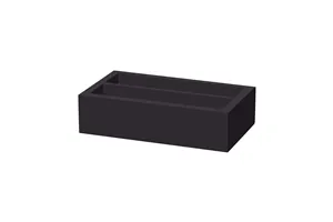 Skrzynka na sztućce dwudzielna Madeira Black 275x165x70 mm Fine Dine 504895