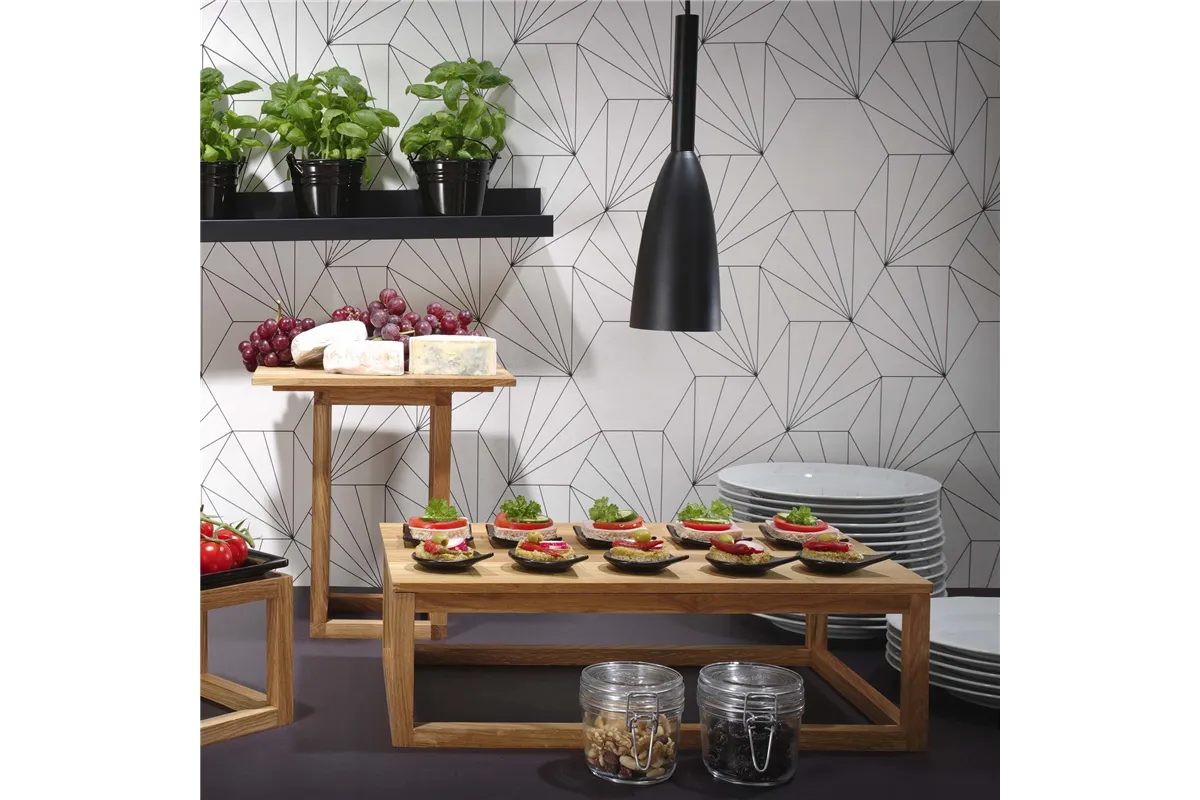 Skrzynka na sztućce Madeira Black 275x100x70 mm Fine Dine 504918