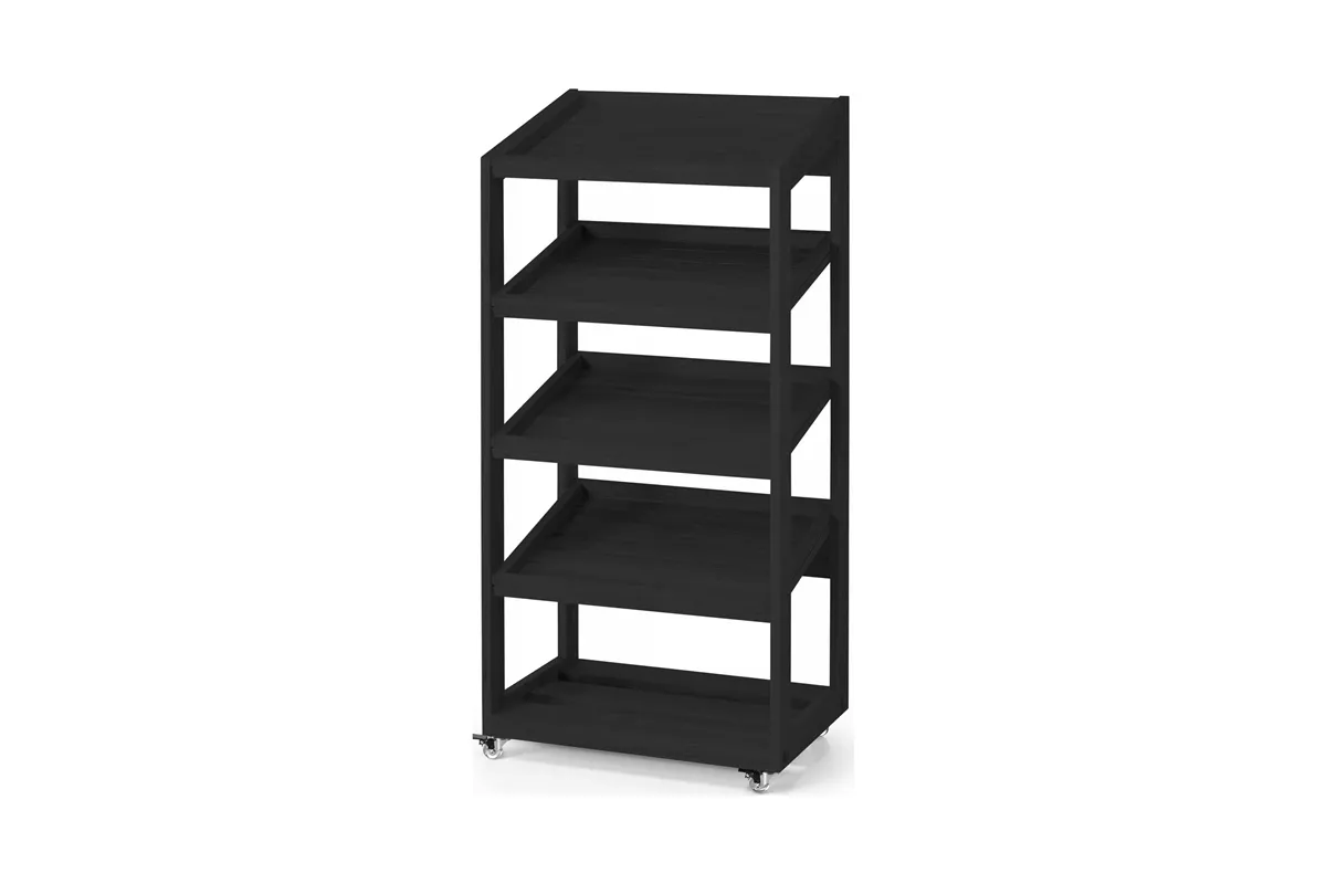 Stojak 4-poziomowy Madeira Black 574x400x1197 mm Fine Dine 504987