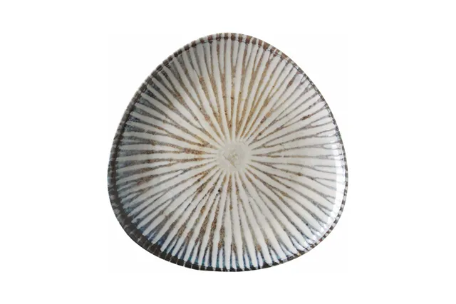 Talerz trójkątny Ammonite 260 mm Fine Dine 200292