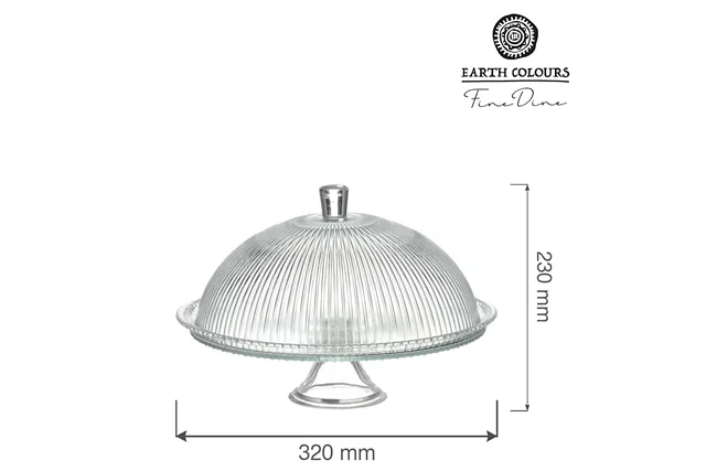 Patera z kloszem Aura, 320 x (h)230mm Fine Dine 788745