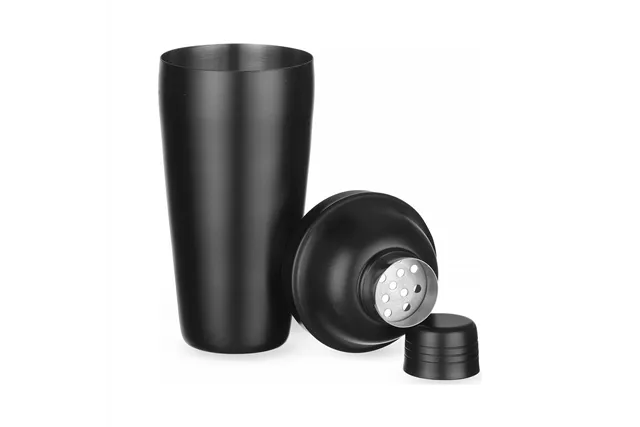 Shaker 3-częściowy w stylu japońskim, Cobbler, Bar up, czarny, ø85x(H)240mm Bar Up 596432