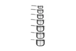 Miarka - zestaw 7 szt., Bar up, 140x85x(H)52mm Bar Up 596487
