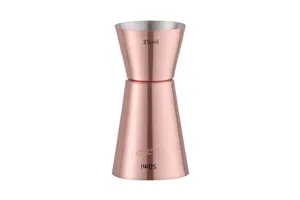 Jigger – miarka barmańska, Bar up, miedziany, 25ml/50ml, ø42x(H)86mm Bar Up 596548