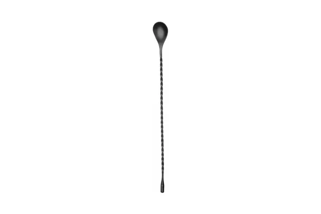Łyżka barmańska, czarna, dł.385mm Bar Up 596562