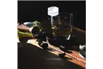 Łyżka barmańska z tłuczkiem, 300mm, miedziana, Barfly BarFly M37018CP