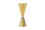 Jigger - Miarka barmańska Slim Style, 2 oz., 30/60 ml, złota ze stalową obwódką, Barfly BarFly M37090GD