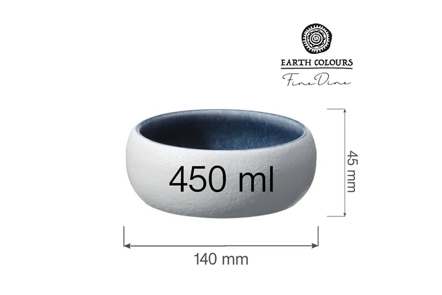 Miska Goro White Blue 140mm Fine Dine 768617