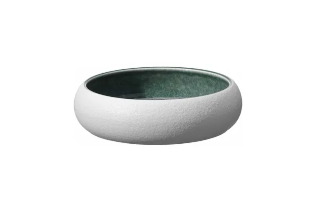 Miska Goro White Green 195 mm, 1000 ml Fine Dine 768662