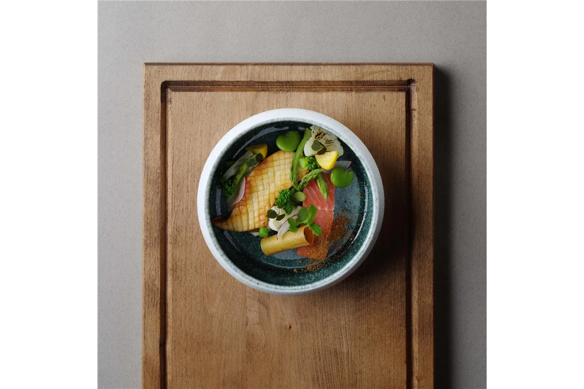 Miska Goro Brown Green 140mm Fine Dine 768709