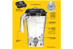 Dzbanek z copoliestru do HBH550/HBH650/HBF600R/HBH850-CE 1,8l, Hamilton Beach Commercial Hamilton Beach Commercial 6126-650R