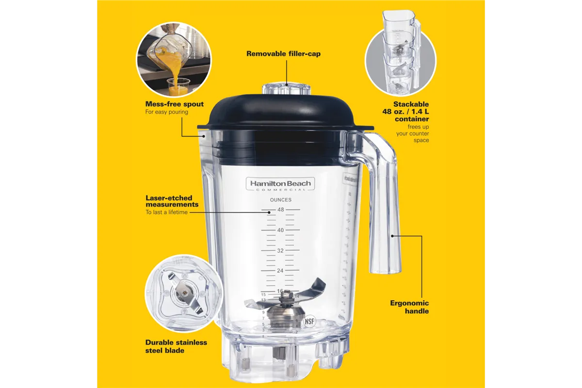 Dzbanek z poliwęglanu do blendera HBH855-CE, 1,4l, Hamilton Beach Commercial Hamilton Beach Commercial 6126-855