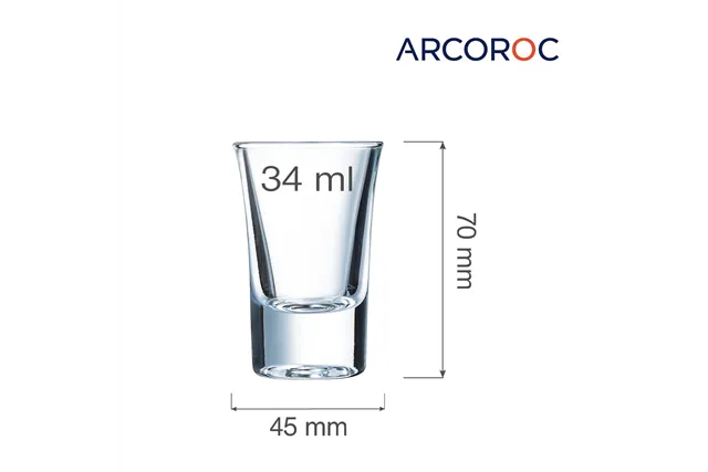 Kieliszek do wódki i likieru Hot Shot 34 ml (Stary kod: 21554) Arcoroc V8248
