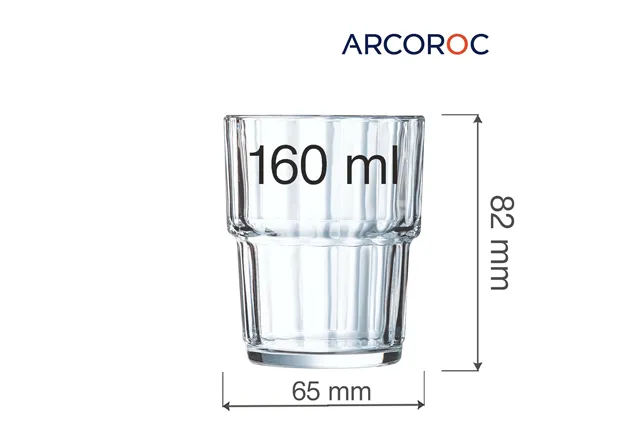 Szklanka niska Norvege 160 ml (Stary kod: 60026) Arcoroc V7513