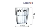 Szklanka niska Norvege 160 ml (Stary kod: 60026) Arcoroc V7513