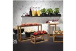 Stojak dębowy pod tacę Madeira 980/830 mm Fine Dine 505298