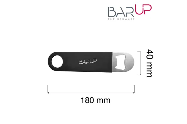 Otwieracz do butelek, BarUp, czarny 180x40mm BarUp 596661