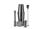 Zestaw barmański w tubie, BarUp, czarny, ⌀120x(H)320mm BarUp 596609