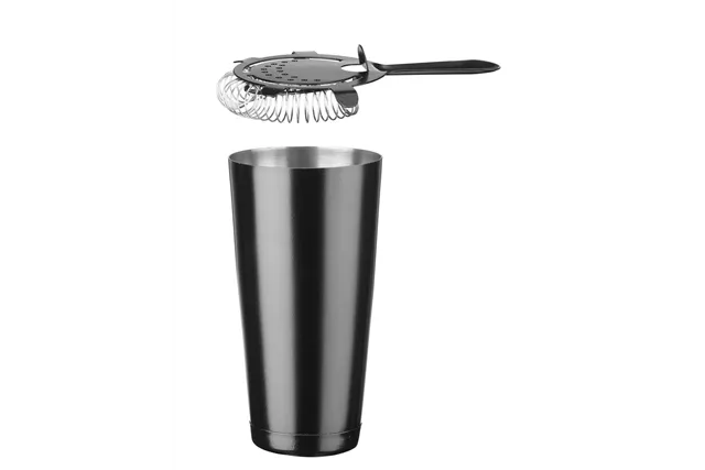 Zestaw barmański w tubie, BarUp, czarny, ⌀120x(H)320mm BarUp 596609