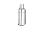 Shaker 3-częściowy Cobbler, BarUp, 0,5L, ⌀79x(H)199mm BarUp 596999