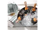 Wiadro do szampana, BarUp, 3,3L, czarny, ⌀220x(H)190mm BarUp 594049