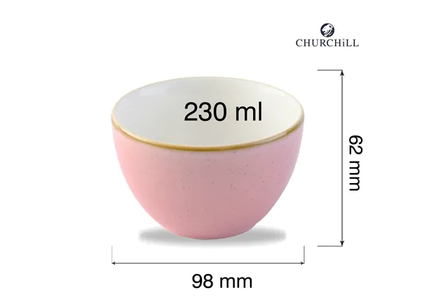 Miska/cukiernica Stonecast Petal Pink, 230ml Churchill SPPSSSGR1